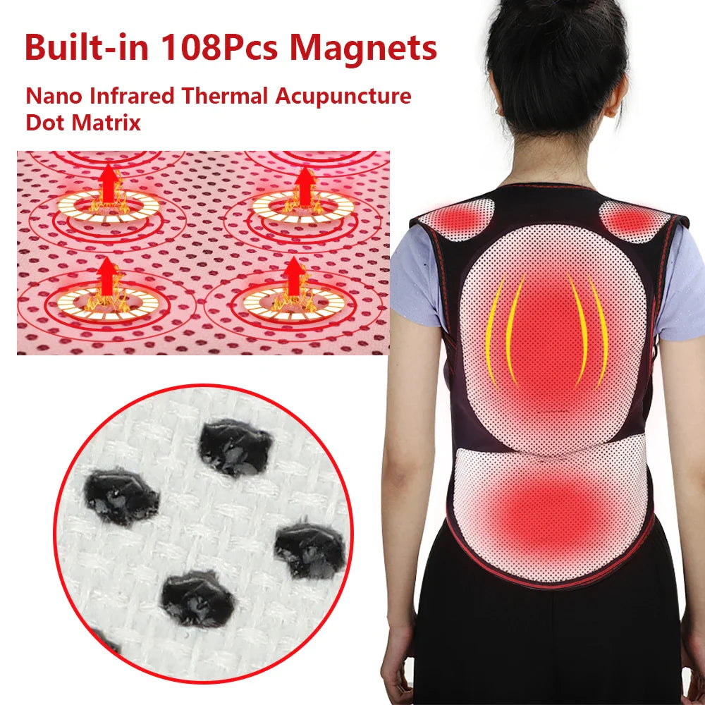 ThermaRelief™ Tourmaline Self-Heating Belt – Pain Relief & Support