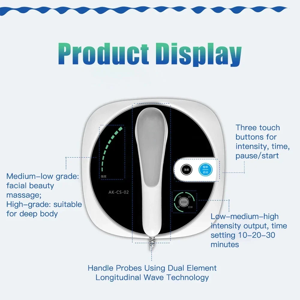 TheraWave™ Ultrasound Physiotherapy Massager – Handheld Device for Muscle Pain Relief & Recovery