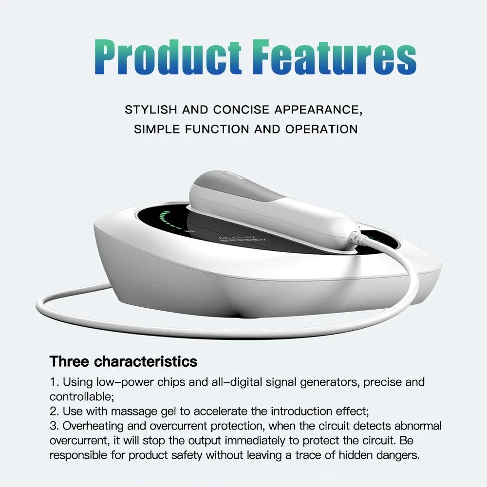 TheraWave™ Ultrasound Physiotherapy Massager – Handheld Device for Muscle Pain Relief & Recovery