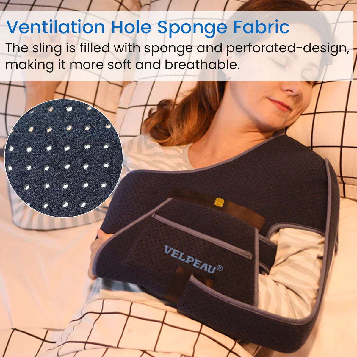 Arm Sling for Elbow Injury with Adjustable Support