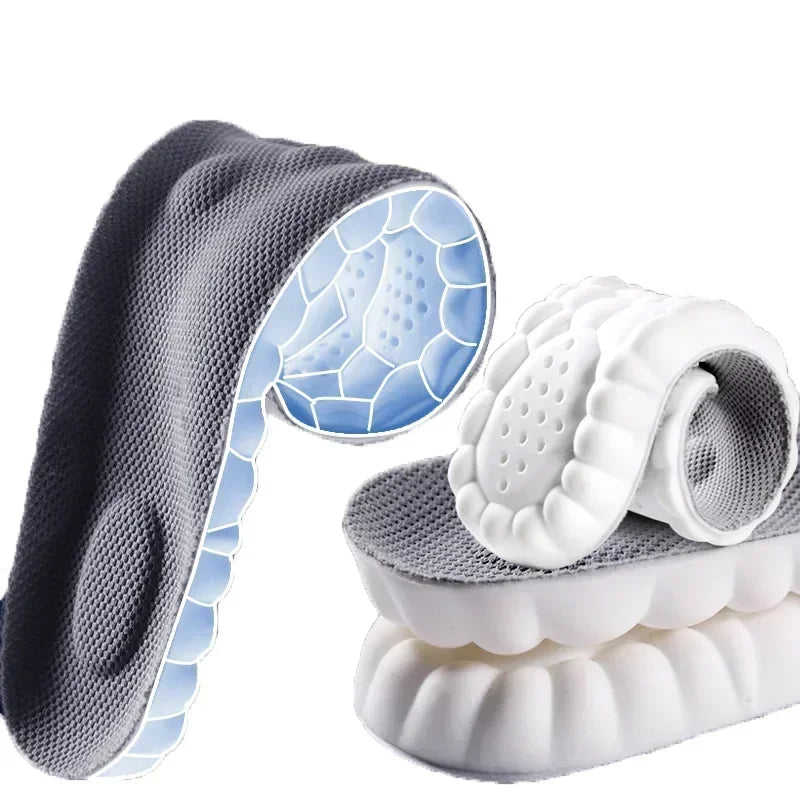 SoleEase™ 4D Massage Shoe Insoles – Latex Cushioning & Foot Pain Relief