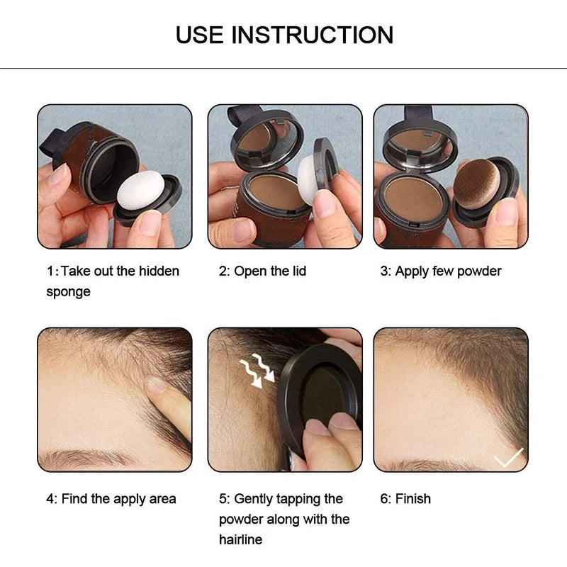 Hairline Powder Root Touch Up for Natural Coverage