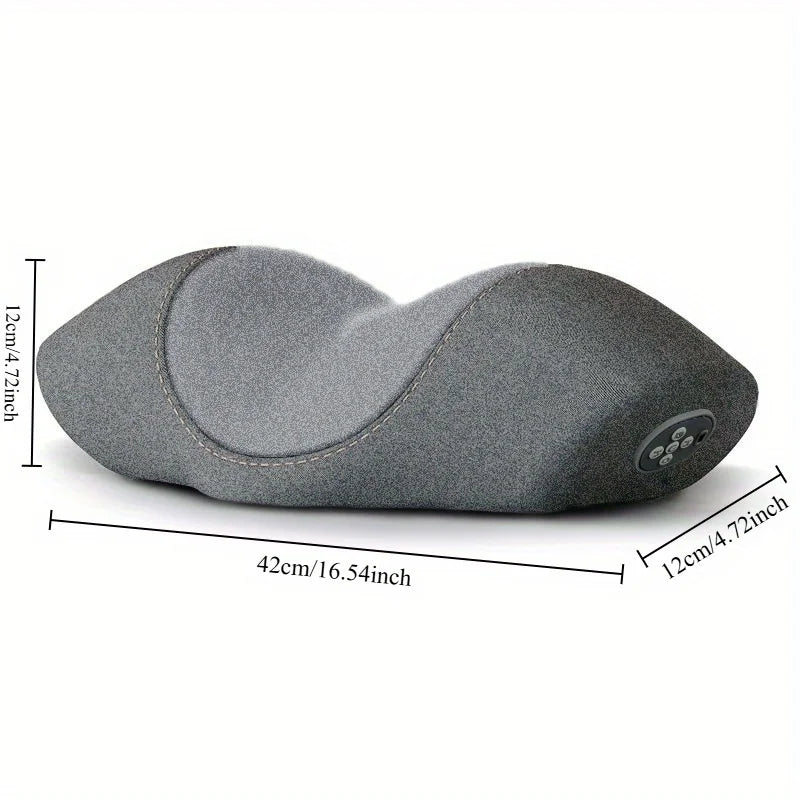 Vibrating Heated Neck Massage Pillow with 5 Levels Vibration