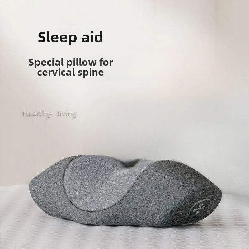 Vibrating Heated Neck Massage Pillow with 5 Levels Vibration