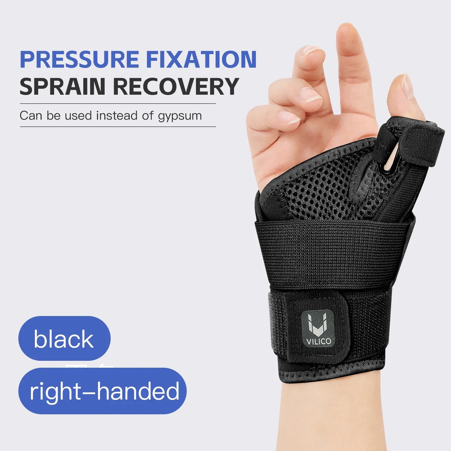 WristFlex™ Breathable Wrist Splint – Adjustable Support & Comfort