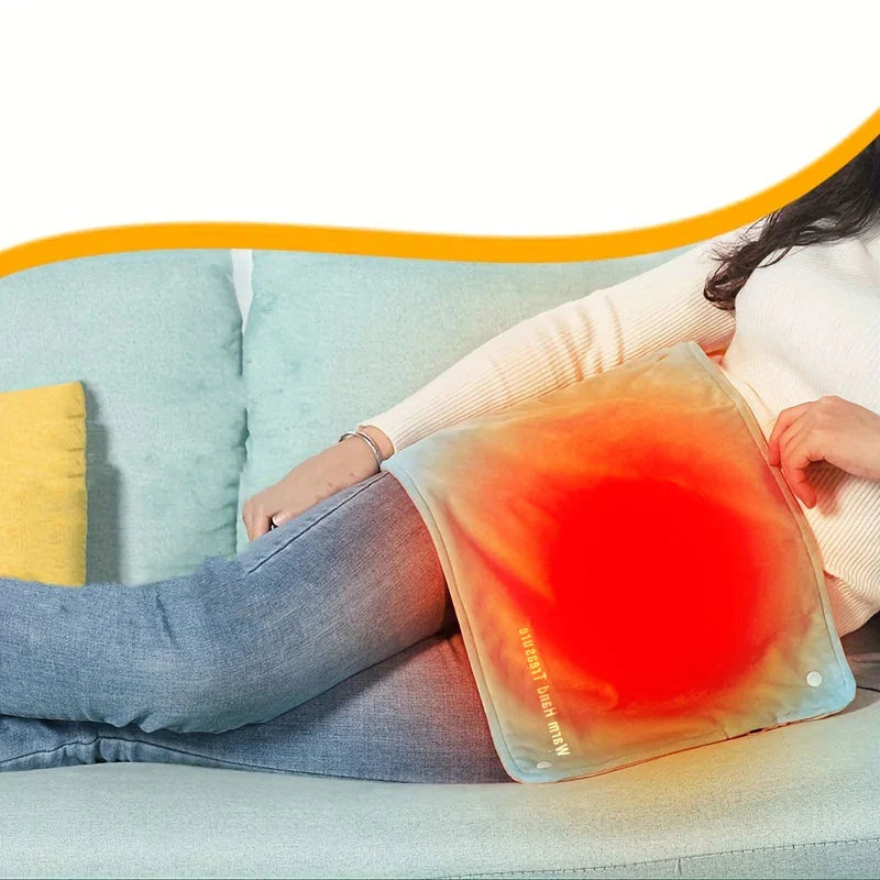 HeatEase™ Graphene Quick-Heating Pad – Adjustable Temp & Timer, USB-Powered