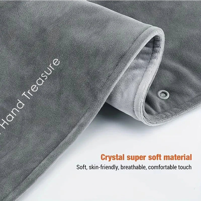 HeatEase™ Graphene Quick-Heating Pad – Adjustable Temp & Timer, USB-Powered