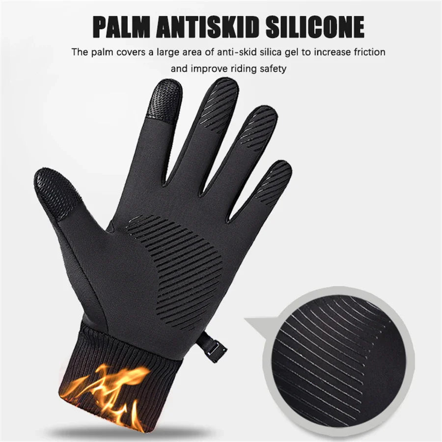 ThermaGrip™ Winter Sports Gloves – Thermal, Pain Relief & Hand Support for Cold Weather