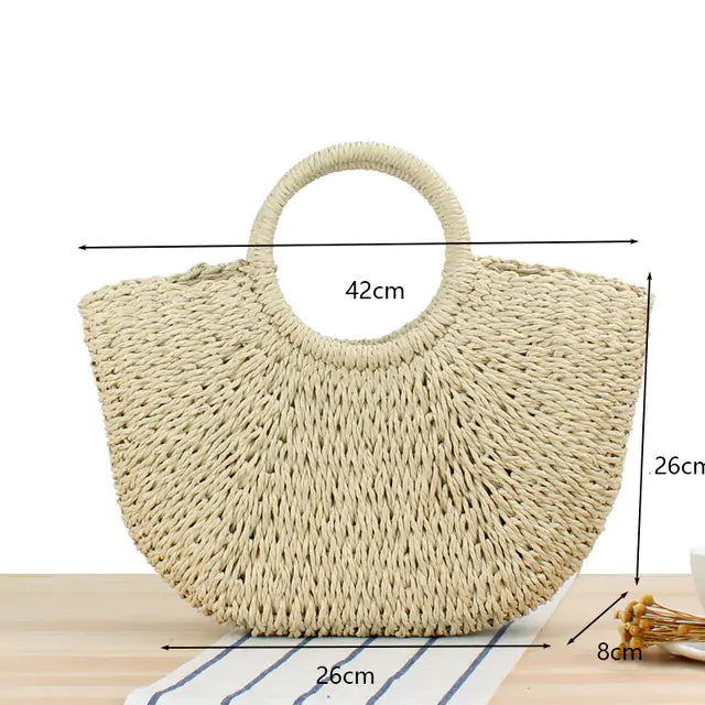 Artisan Summer Straw Bag