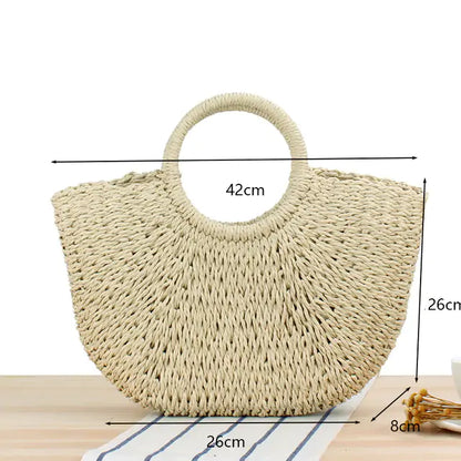 Artisan Summer Straw Bag